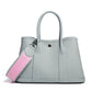 Women's Garden Layer Cowhide Lychee Pattern Wide Handbags