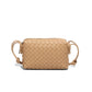 Women's Hand-woven Simple Trendy Black White Chessboard Bags