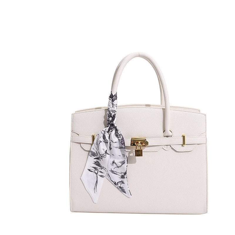 Women's Kelly Large Capacity Silk Scarf Popular Tote Bags