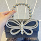 French Glossy Silk Box Bow Dinner Handbags