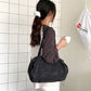 Women's Large Capacity Oval Nylon Commuter Female Shoulder Bags