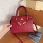 Women's Hand Holding Large Capacity Red Bridal Handbags