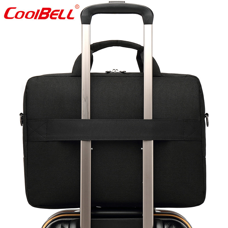 Men's Large Capacity Business Commute Thick Shockproof Laptop Bags