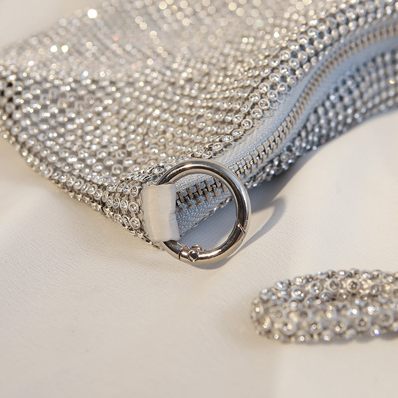 Women's Full Diamond Dinner Studded Hand Underarm Evening Bags