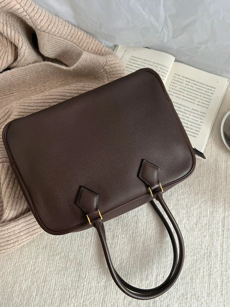 Women's First Layer Cowhide Leather Feather Retro Handbags