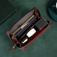 Men's Crazy Horse Leather Clutch Model Upgraded Version Genuine Hand Men's Handbags