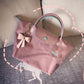 Women's Nylon Dumpling Embroidered Large Capacity Totes Shoulder Bags