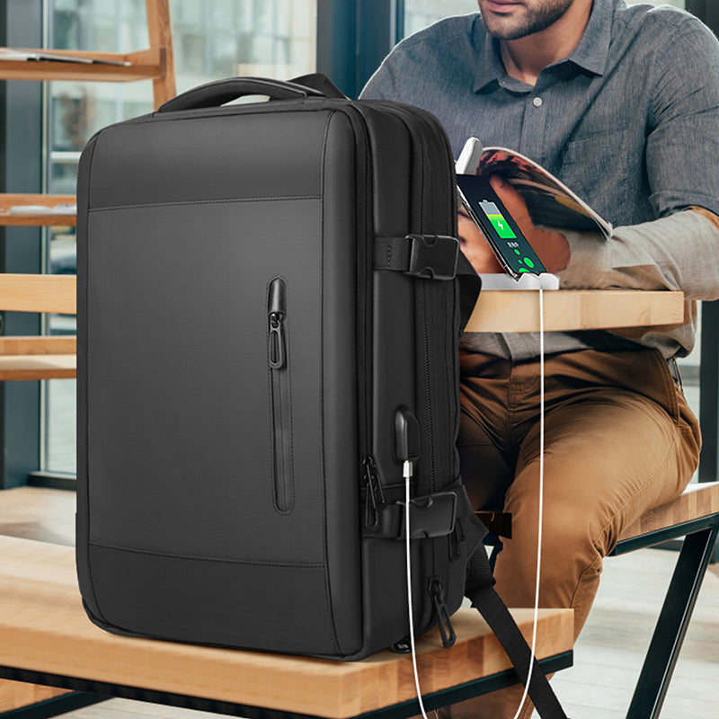Men's Business Large Capacity Scalable Inch Computer Bags