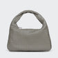Women's Handmade Sheepskin Woven Fashion Leather Pillow Crossbody Bags