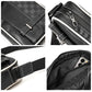 Men's High Quality Plaid Tide Leather Fashionable Men's Shoulder Bags