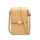 Screen Version Simple Solid Color Large Phone Bags
