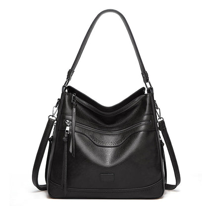Women's Fashion Large Capacity Soft Leather Shoulder Bags