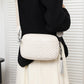 Women's Layer Leather Female Embroidery Thread Solid Crossbody Bags