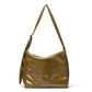 Women's Large Capacity Underarm Metal Plate Oily Shoulder Bags