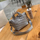 Korean Style Space Cotton Textured Nylon Crossbody Bags