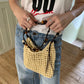 Women's Woven Retro Wooden Bead Tassel With Bags