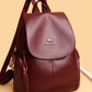 Women's Leather Large Capacity Fashion Mother Going Backpacks