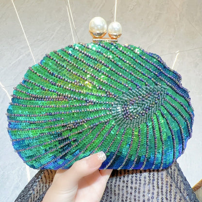 Vintage Beaded Embroidered Wear Portable Cheongsam Bucket Bags