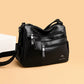 Women's Mom Soft Leather Versatile Large Capacity Crossbody Bags