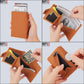 Men's Side Push Metal Shield Swiping Men's Wallets