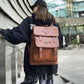 Leather Business Commute Large Capacity Computer Backpacks