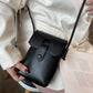Women's Charming Leather Trendy Cattlehide Fashion Phone Bags