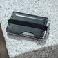 Men's Swiping Aluminum Alloy 2 Fold Leather Men's Wallets