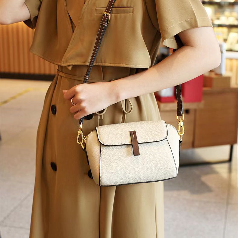 Women's Genuine Leather Shell Pouch Fashionable High-grade Crossbody Bags