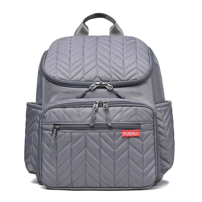 Color Large Capacity Embroidery Diaper Portable Bottle Bags