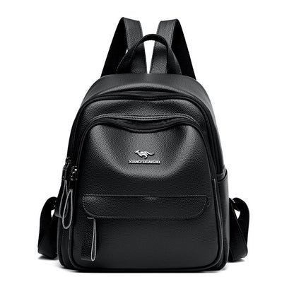 Attractive Women's Slouchy Soft Leather Mom Backpacks