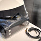 Matching Alligator Print Large Capacity Kelly Crossbody Bags