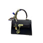 Comfortable Classic Kelly Platinum Palm Print Small Square Bags