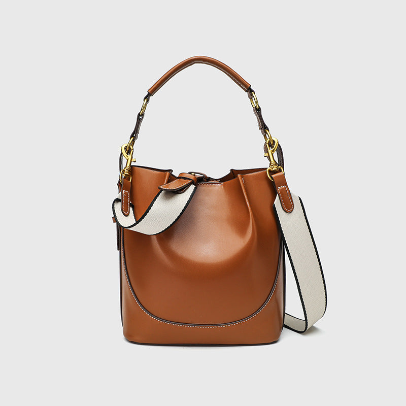 Large Capacity Wide Strap Single Portable Shoulder Bags