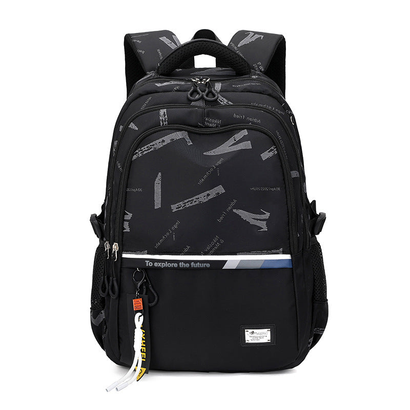 Men's Boy's Simple Burden Reduction Large Capacity Backpacks