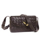 Women's Rhombus Woven Leather Classic Style Underarm Crossbody Bags