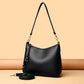 Women's Short Strap Tassel Solid Color Commute Shoulder Bags