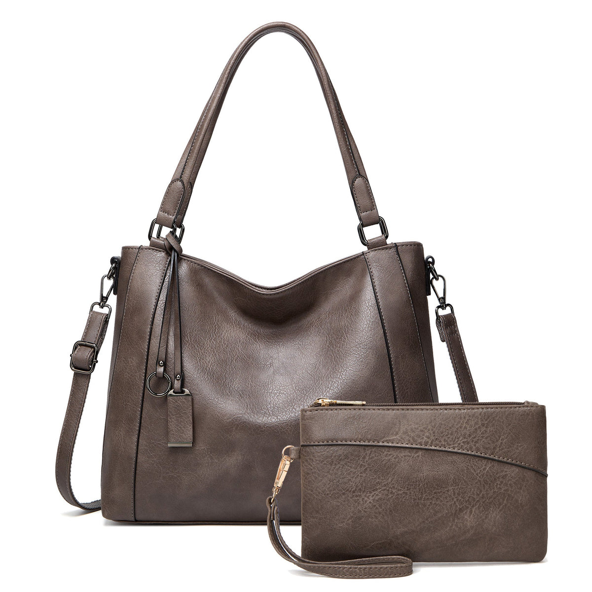 Simple Son Mother Trendy Retro Textured Shoulder Bags