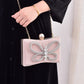Dinner Black Graceful Dress Bow Hand-held Evening Bags