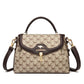 Classy Women's Fashion Color Contrast Printed Shoulder Bags