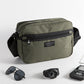 Men's Trendy Leisure Cargo Style Canvas Green Men's Shoulder Bags