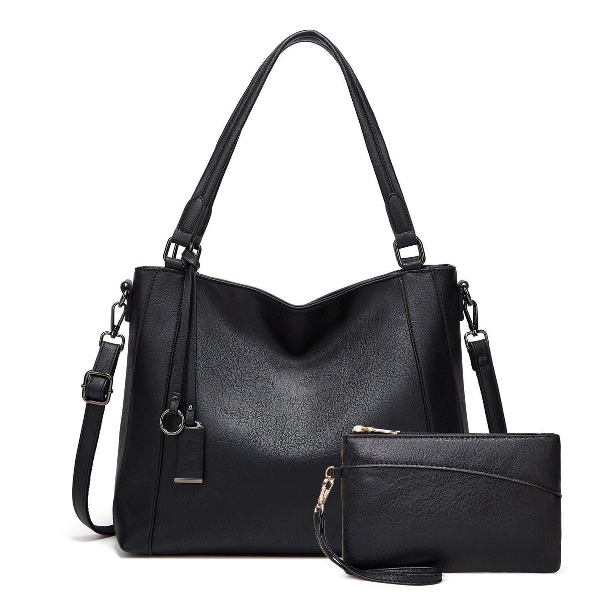 Simple Son Mother Trendy Retro Textured Shoulder Bags
