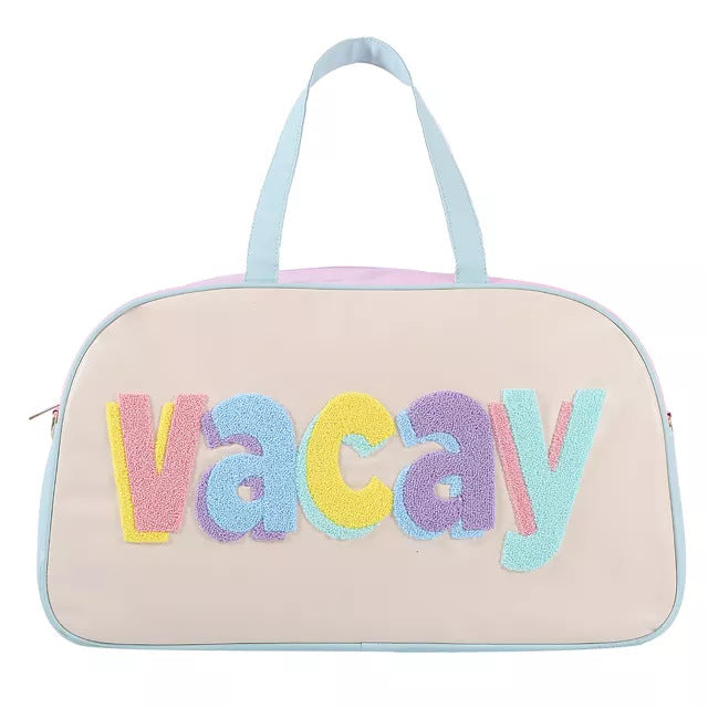 Capacity Leather Good-looking Embroidery Lightweight Storage Travel Bags