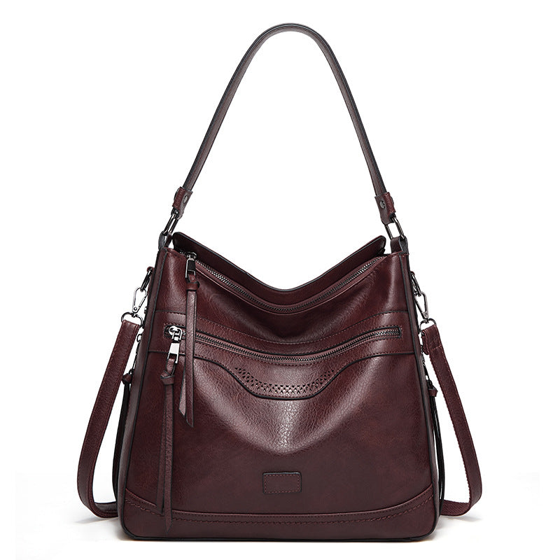 Women's Innovative Retro Zip Tassel Portable Bags