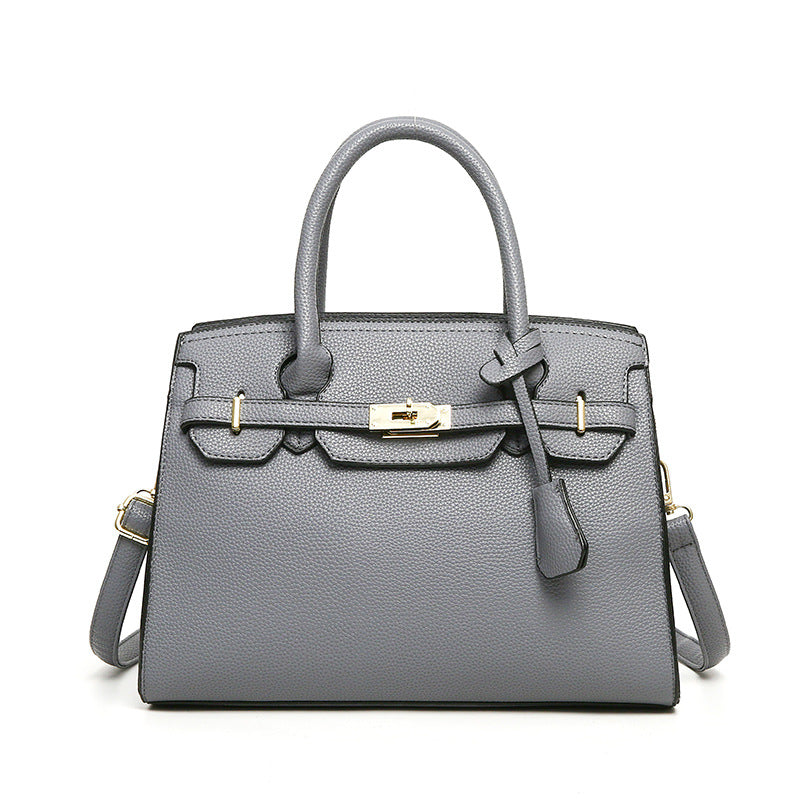 Women's Fashionable Large Capacity Simple Silk Scarf Handbags