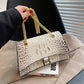 Women's Chain Retro Crocodile Pattern Trendy Bags