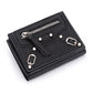 Women's Motorcycle Leather Short Folding Mini Change Ladies Wallets