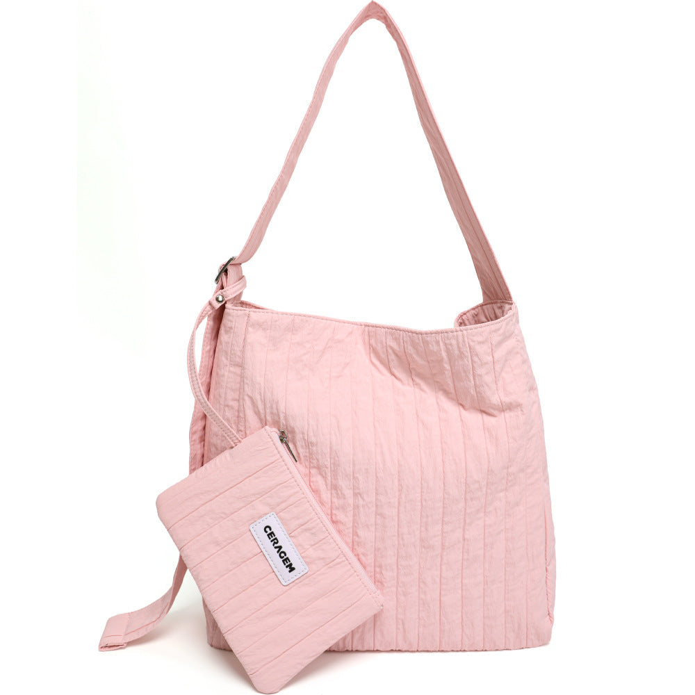 Classy Women's Elegant Korean Style Wrinkled Crossbody Bags