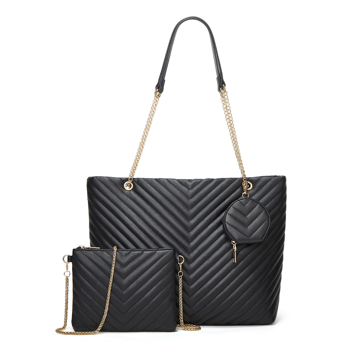 Women's Fashion Rhombus Large Capacity Totes Batch Shoulder Bags
