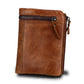 Men's Leather Cattlehide American Gold Clip Short Men's Wallets