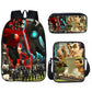 Toilet Primary Secondary Monitor Three-piece Set Elementary School Students' Schoolbags